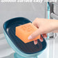Self Draining Soap Holder Super Suction Cup Portable Storage Container For Bathroom Kitchen Sponge Accessories Supplies