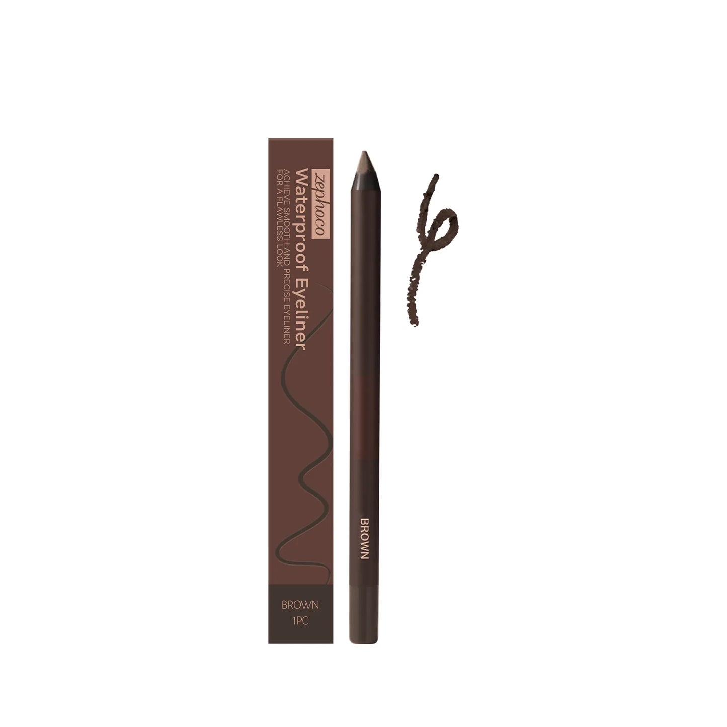 Waterproof Eyeliner Pen Colorfast Long Lasting Anti Smudge Quick Drying Sweat Resistant Smooth Portable Eye Liner Pen Eye Makeup