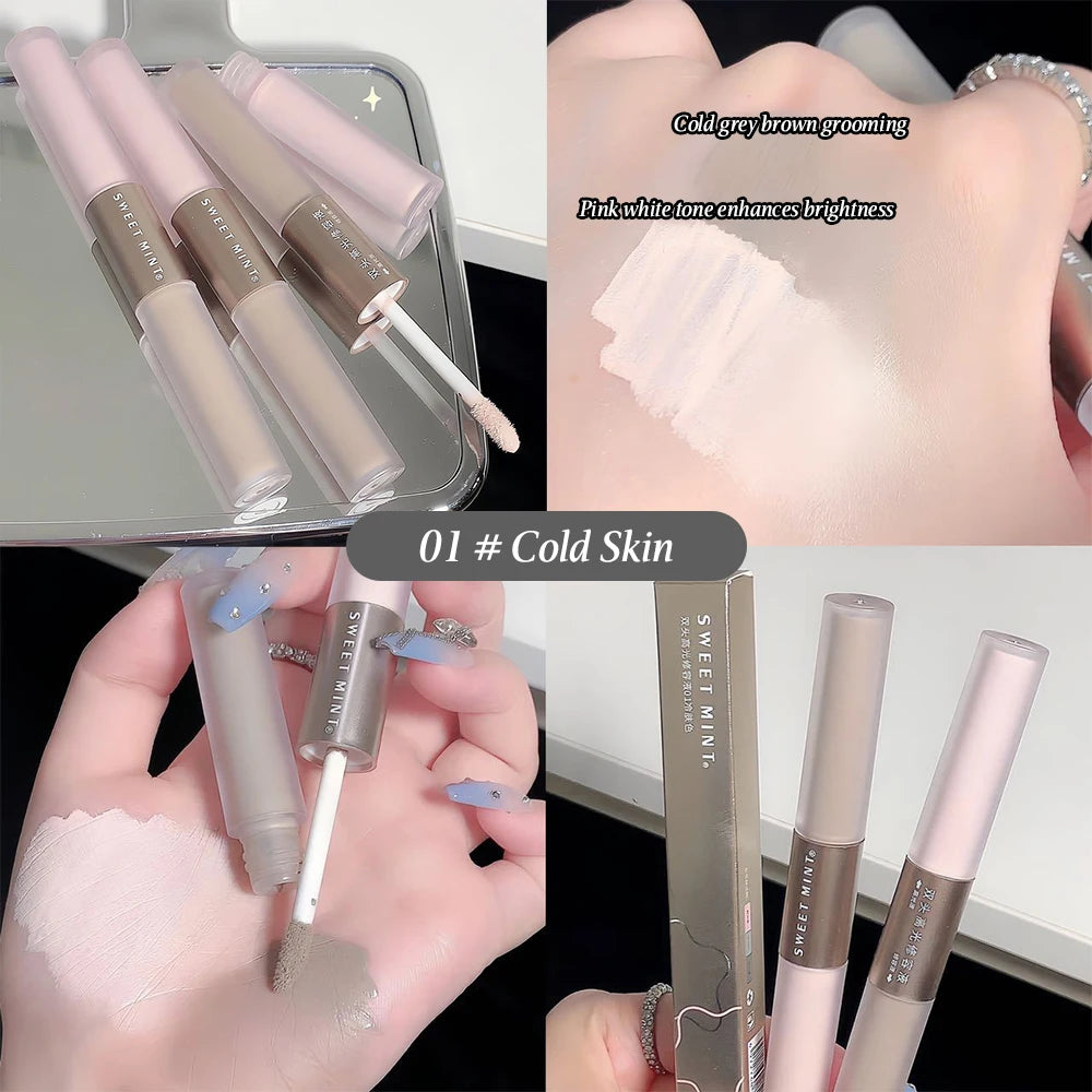 Double-ended Liquid Contouring Highlighter And Shadower In One Create A Long-lasting Natural Contouring Stick