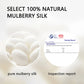 100% Pure Mulberry Silk Large Scrunchies Elastics Bands Hair Ties Gum Ropes Ponytail Holders Hair Accessories for Women Girls