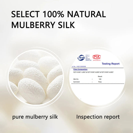 100% Pure Mulberry Silk Large Scrunchies Elastics Bands Hair Ties Gum Ropes Ponytail Holders Hair Accessories for Women Girls