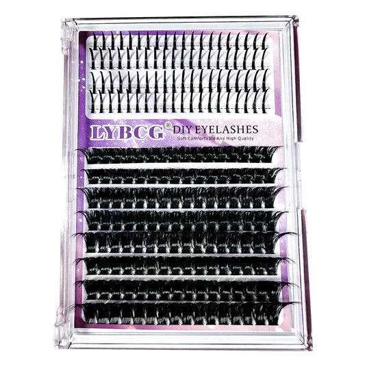 Lash Clusters 120D 100D Lash Spikes Eyelash Clusters Volume Individual Lashes DIY Spiky Lash Extension Mega Cluster Eyelash