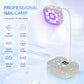 Wireless Nail Lamp LED UV Nail Dryer Rechargeable With Auto Sensor Touch Control Fast Drying Nail Light 360° Bendable Table Lamp