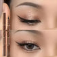0.01mm Ultra Slender Liquid Eyeliner Pen, Extra Slim Eyebrows Pen Waterproof Professional Sweat Proof Liquid Eye Brow Pencil Lon