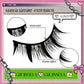 GROINNEYA Manga Lashes Mixed style 5/9/20 Pairs 3D 6D 8D Mink Lashes Natural Eyelashes Soft Cross Wispy False Eyelashes Eyelash