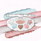 Flowerknows 6 Color Eye Shadow Palette Shell's Jewel Matte Pearl Metallic Glitter Eyeshadow Makeup Long-Wearing for Eyes