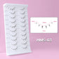 10Pairs Bottom Eyelashes Manga Lower Lashes Clear Band Wispy Small Flame Under Eye Lashes Korean Makeup Cosplay Tools