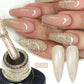 7ml Champagne Gold Sliver Reflective Nail Gel Polish Sparkling Shining Glitter Pink Red Nail Supplies Semi Permanent Gel Varnish