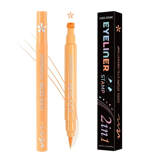 Colorful Butterfly Eyeliner Stamp Pen Star Moon Seal Long Lasting Waterproof Liquid Eye Liner Pencil Eyes Makeup Cosmetic 1/5PCS