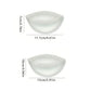 1pair Skin-Friendly Breast Lift Silicone Bra Inserts Reusable Cute Nipple Cover Thickened Inserts Breast Pads Swimwear