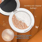 3 Colors Two-tone Glittering highlighter Pressed Powder Pearlescent Smooth Delicate High-Gloss, Soft Mashed Potatoesand Texture