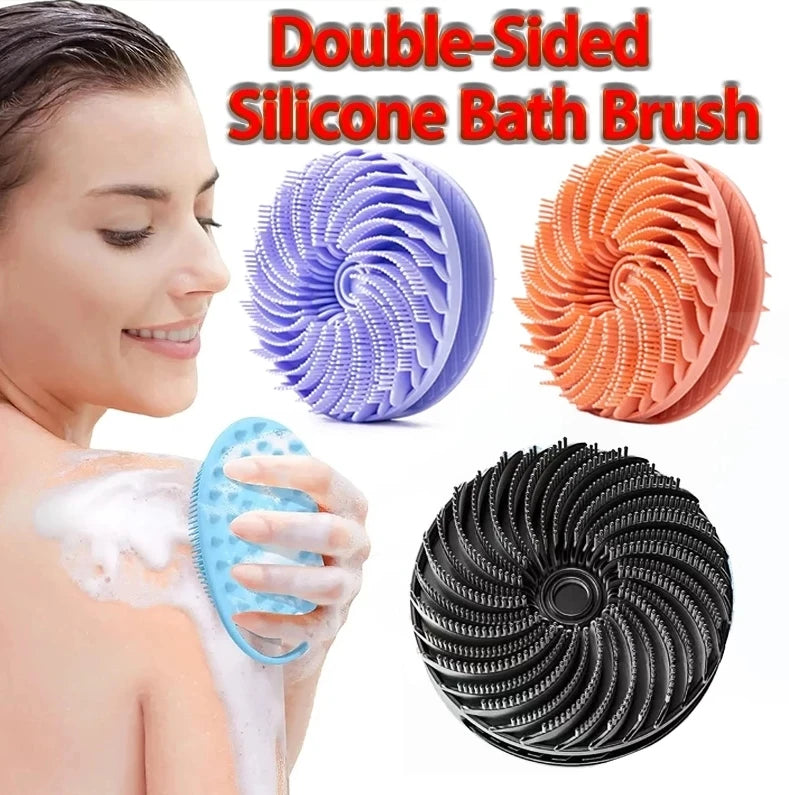 Body scrub, skincare and bath tools, soft silicone body scrub, scalp exfoliating, non irritating shower gel massager