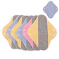 6Pcs Diaper Washable Menstrual Cloth Pads Reusable Graphene Sanitary Napkin Soft 23CM Nursing Pad for Women Pantyliner