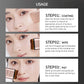 Light and Moist Hydrating Foundation, Natural-Looking, Moisturizing, Shiny, Thin and Lightweight, Double-Headed Makeup Foundation That Rotates for Easy Use, with Its Own Brush, Waterproof, Easy to Apply Makeup, and Easy for B
