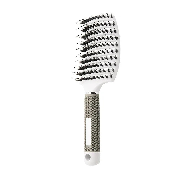 Hair Brush Detangling Hairbrush Bristle&Nylon Women's Wet Curly Hair Scalp Massage Comb Salon Hairdressing Styling Tools