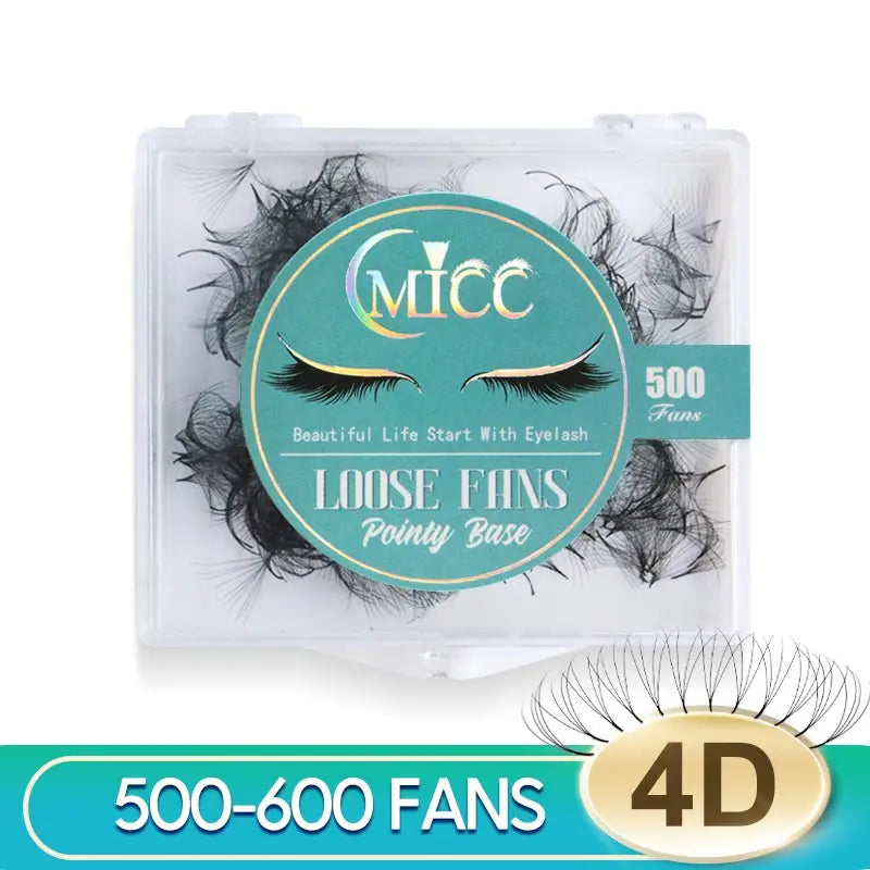 Bulk Lashes Pre Made Fan Short Stem 500 Fans Russian Volume Lashes Premade Fans Volume Lash Individual Eyelash Extension