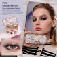 Flowerknows 6 Color Eye Shadow Palette Shell's Jewel Matte Pearl Metallic Glitter Eyeshadow Makeup Long-Wearing for Eyes