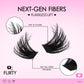 WOSHEER Eyelash Clusters Kit Thick Individual Lashes Lash Bond And Seal And Remover Faux Mink Lashes Eyelash Extension DIY
