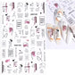 Cherry Blossom 3D Nail Stickers White Flower Petals Nail Art Decals Elegant Wedding Design Spring Sakura Manicure Slider Decor