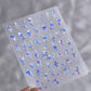 Magical Blow Bubbles Goldfish Bunny Rabbit Cat Kitten Shape Shiny Dreamy Bubbles 5D Nail Art Decorations Sticker Manicure Decal