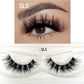 1 Pairs Makeup Eyelashes 3D Mink Lashes Fluffy Soft Wispy Natural Cross Eyelash Extension Reusable Lashes Mink 5D False Eyelash