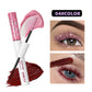QIBEST Double Headed Diamond Glitter Mascara Long Lasting Colored Mascara Eyelashes Pink Blue Red Voluminous Waterproof Mascara