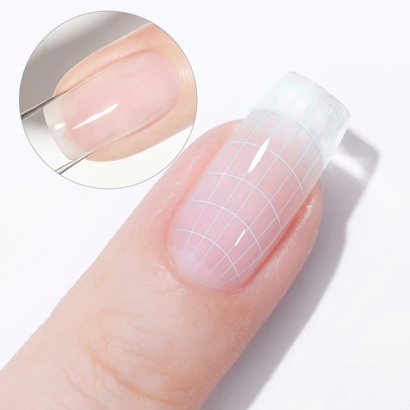 AWStorG 15ml 8 In 1 Reinforcement Gel Nail Gel Multifunctional Clear Gel Nail Polish Nail Strengthener Gel Nail Extension Hard
