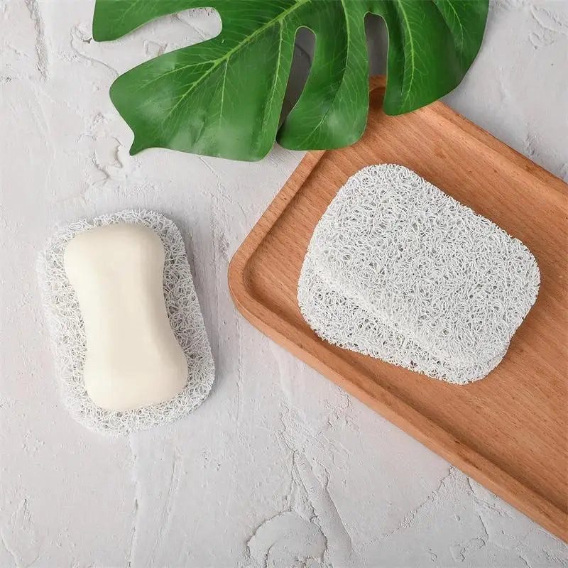 4pcs Nonslip Soap Dish Tray Shower And Bath Cleaning Sponge Holder Soap Saver Draining Lift Pad Self Draining Soap Bar Holder