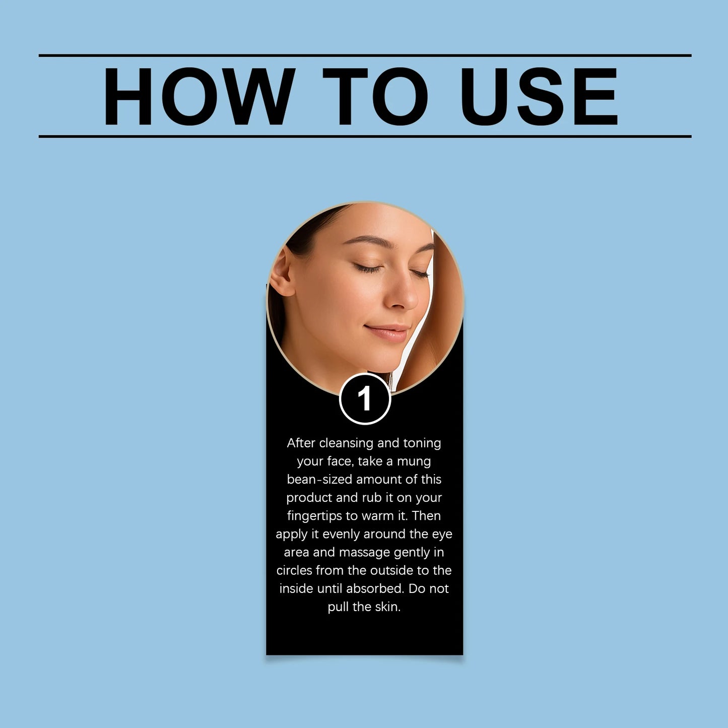 Firming Eye Serum for Improving Fine Lines, Reducing Dark Circles, and Alleviating Fatigue. Lightweight Cream Eye Cream.