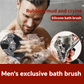 New Massage Bath Brush Oval Bath Brush Soft Bristle Bath Brush Unisex Silicone Bath Brush