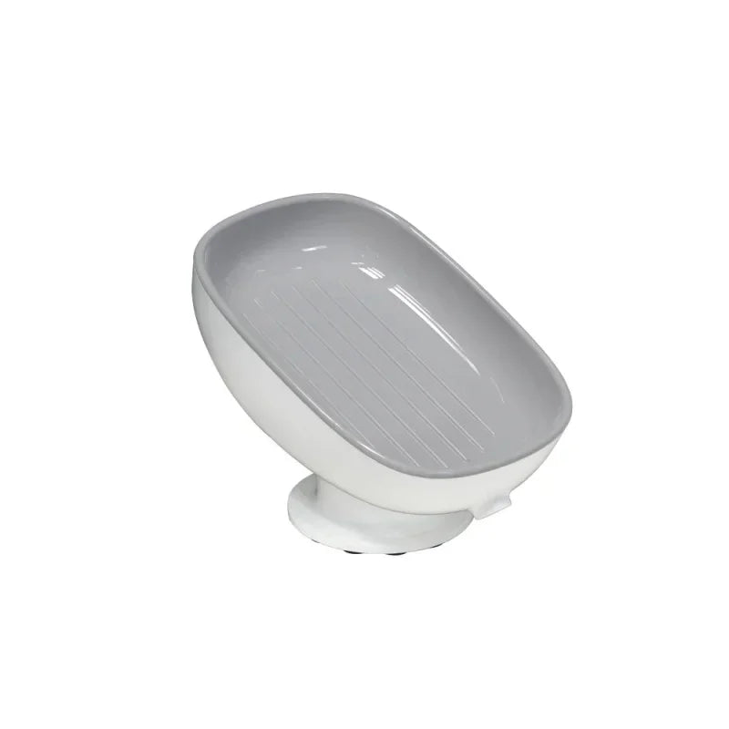 Self Draining Soap Holder Super Suction Cup Portable Storage Container For Bathroom Kitchen Sponge Accessories Supplies
