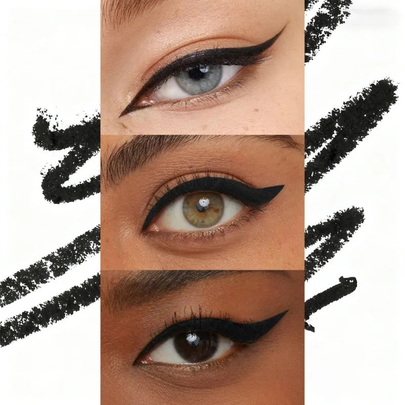 6 Matte Gel Eyeliner Pencils Waterproof Long Lasting Makeup Beginner Friendly Smooth Gel White Green Blue Brown Black Eyeliner