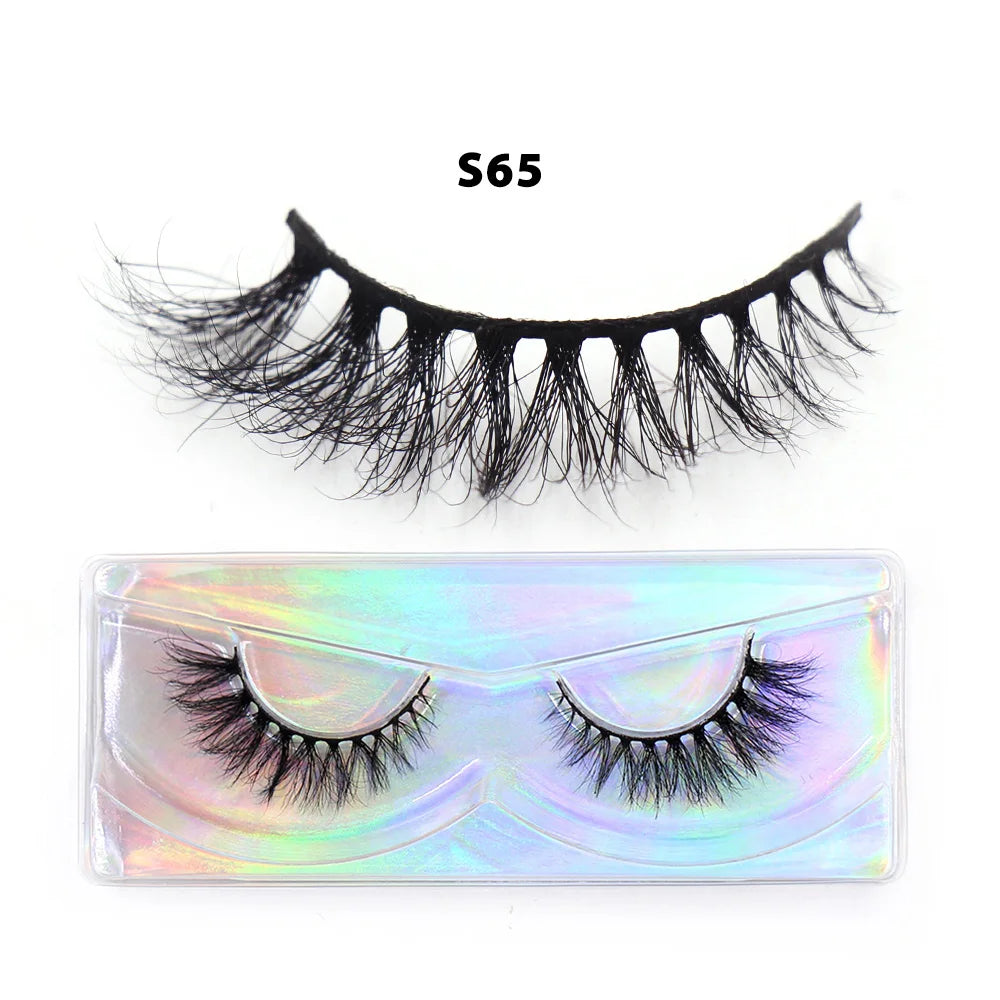 Half Eey Lashes Soft Mink Lashes Reusable Foxy Eyes False Eyelashes Natural Fluffy Makeup Tools Extension Fake Lashes Maquiagem