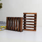 Soap Box Natural Wooden Bath Soap Holder Creative Fashion Tray Wooden Prevent Mildew Drain Box Kitchen Bathroom Washroom Tools