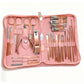 30pcs Blue Red Gradient Nail Clipper Set Nail File Remover Tool tainless Steel Manicure Tool Kit with Storage Box Gifts