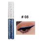 HANDAIYAN 12 Colors Shiny Eye Liners Pigment Silver Rose Gold Color Glitter Liquid Eyeliner Metallic Colorful Makeup For Women