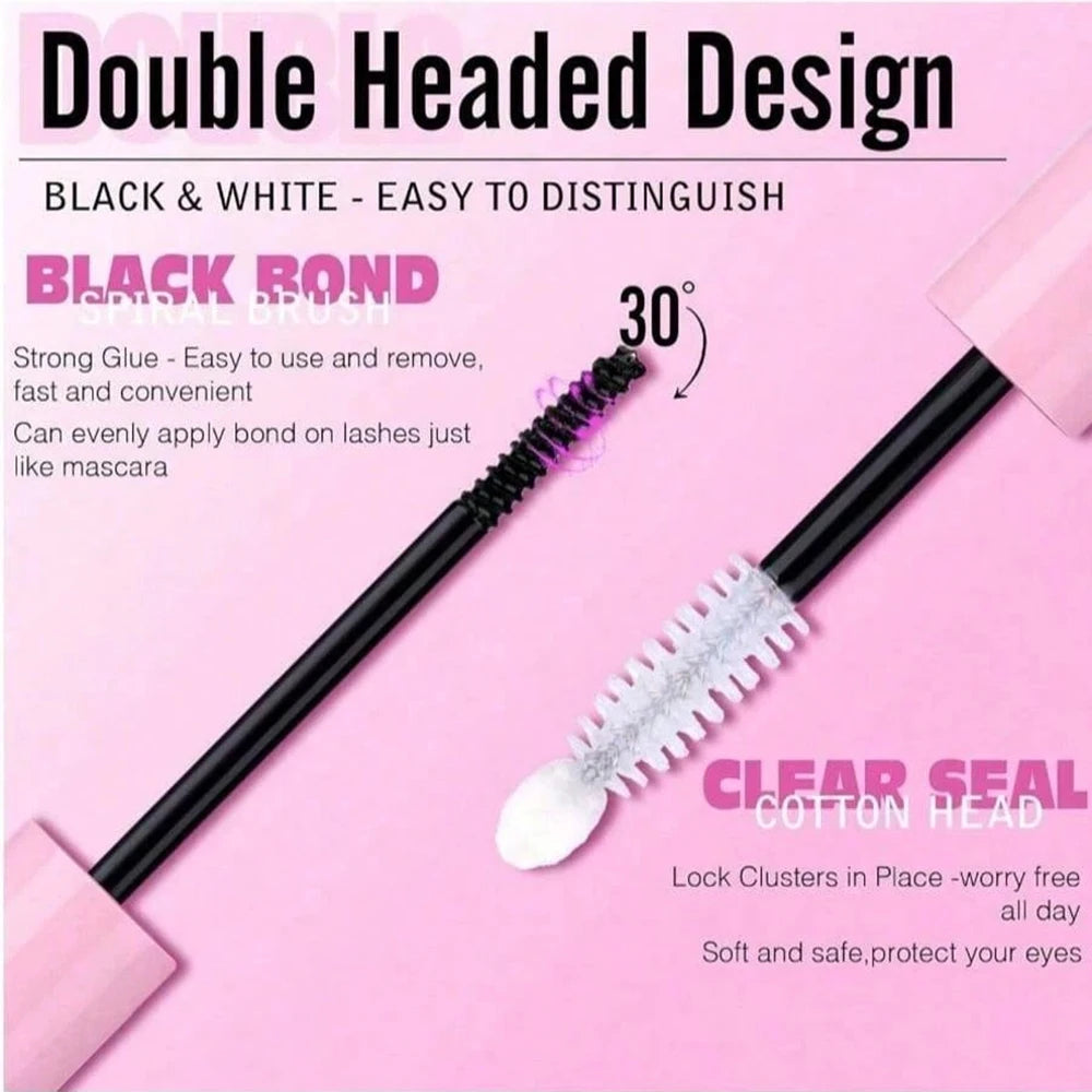 Eyelash Gluing and Sealing for Eyelash Clusters Strong Fixed Eyelash Glue Lasting 48H Eyelash Gluing Glue Eyelash Extension