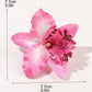 2pcs Boho Style Oversized Faux Flower Hair Clip Set, Elegant Beach Side-Bang Decor Headpieces Claw Clips Hair Claws Hair Barrettes, School Stuff, Pink Hair Clips, Vacation Outfits Woman, Girly, Hair Accessories, Valentines Ac