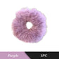 1PC Fluffy Warm Autumn Winter Elastic Hair Band Scrunchies Large Intestine Hair Ring For Women Girls Plush Hair Rope Hairwear