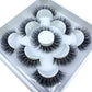AMSDCN 5 Pairs 3d Mink Dramatic Volume Lashes Bulk Faux Thick Long Wispy Natural Mink Lashes Pack Short Wholesales Natural False
