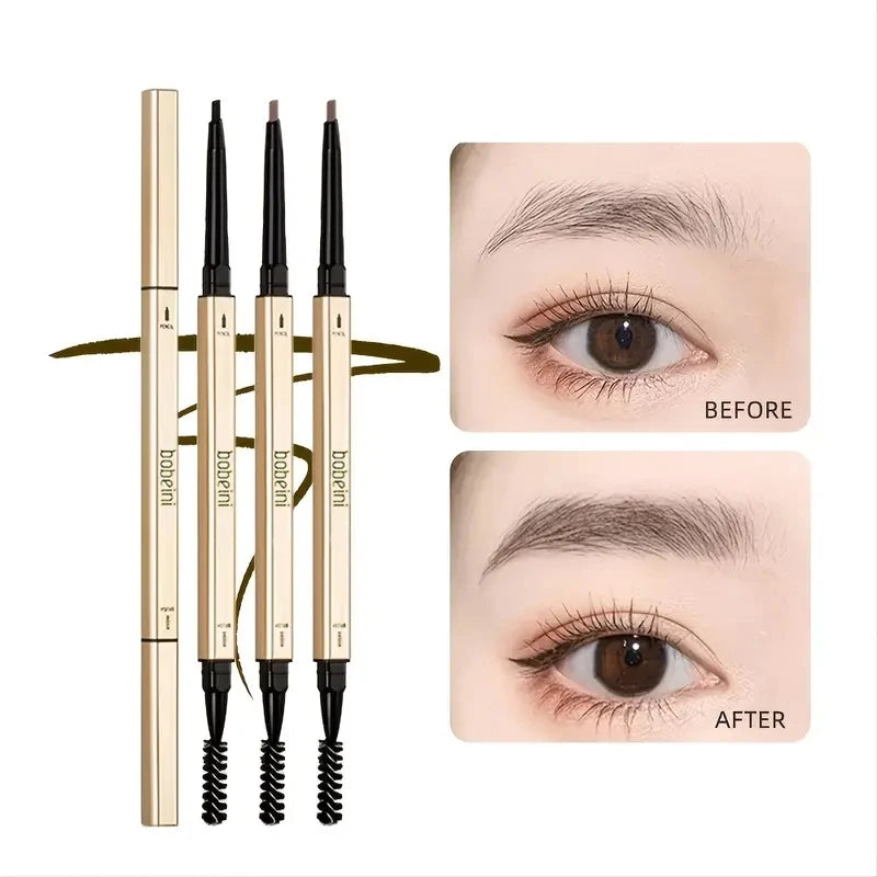 Waterproof Eyebrow Pencil, Eyebrow Pencil For Beginner, Extremely Fine Double-headed Eyebrow Pencil, Durable And Long Lasting