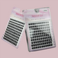 1 Box/120 Clusters Mink Eyelashes 8-14mm Individual Lashes Natural Look D Curl Fluffy Cluster Lashes DIY Eyelash Extension Tools