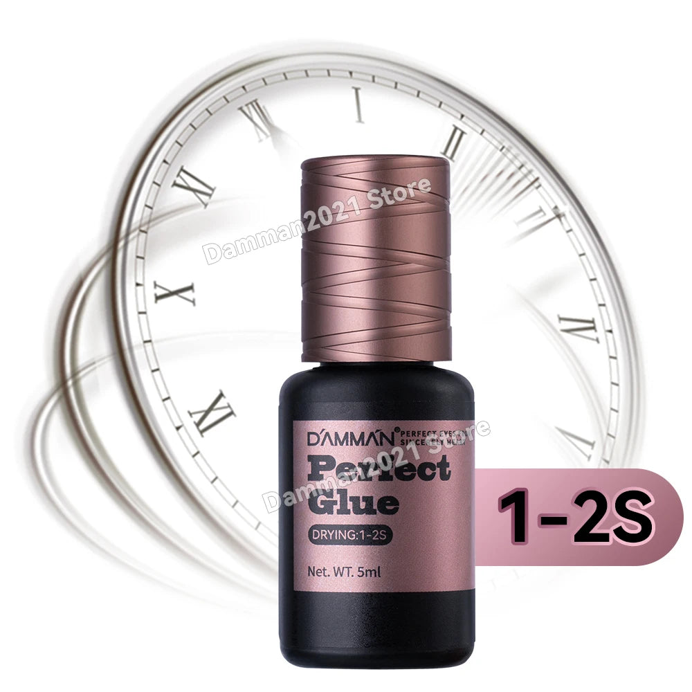Damman Lash Gule for Eyelash Extension Low Stimulation Lash Extension Glue Professional Eyelash Glue Retention time 8-10 Weeks