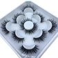 AMSDCN 5 Pairs 3d Mink Dramatic Volume Lashes Bulk Faux Thick Long Wispy Natural Mink Lashes Pack Short Wholesales Natural False