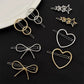 Triangle Moon Hairpin Fashion Women Metal Frog Clip Word Clip Elegant Star Round Barrette Alloy for Ladies Hair Accessories