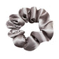 100% Pure Mulberry Silk Large Scrunchies Elastics Bands Hair Ties Gum Ropes Ponytail Holders Hair Accessories for Women Girls
