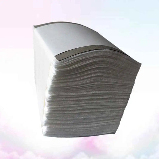 300Pcs Foldable Makeup Pads Disposable Nonwoven Facial Wipes for Makeup Removal Nail Polish Clean White 10Cm Face Cleansing Pads