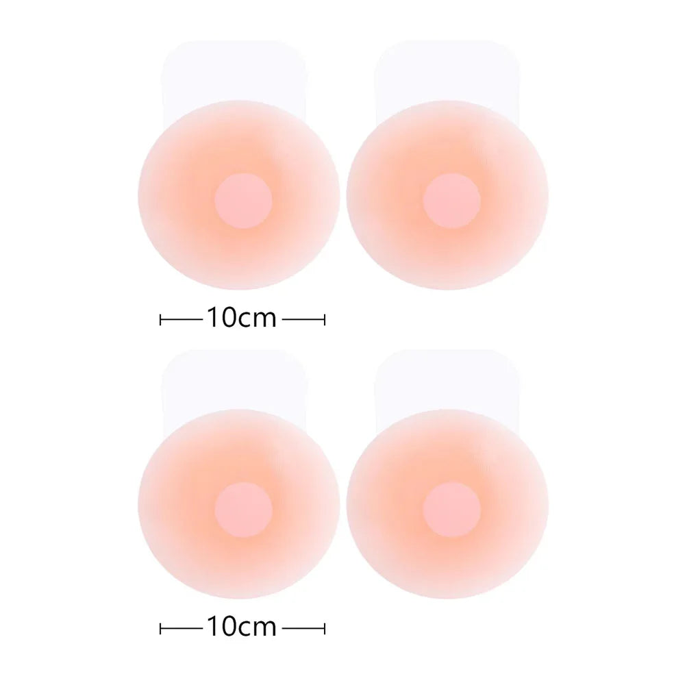 1-3Pairs Reusable Women Breast Petals Lift Silicone Nipple Cover Invisible Petal Self Adhesive Strapless Backless Stic