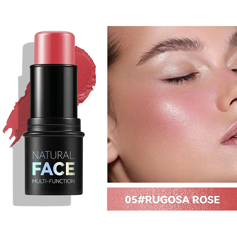 Face Pearl Stone Highlighter Stick Contour Shading Lasting Cheek Stereoscopic Brightening Skin Blush Illuminator Makeup Cosmetic