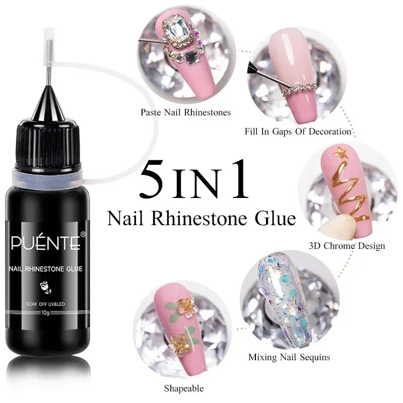 15ML 4 in 1 Builder Nail Gel For Quick Extension Nail Reinforcement Construction UV Gel Polish Semi-permanent Nail Art Varnish